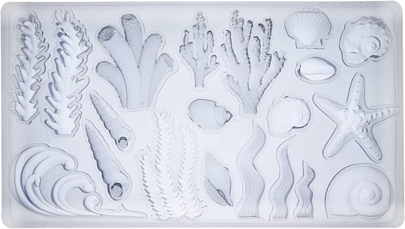 FUNSHOWCASE Sea Creature Mold for Polyclay Air Dry Clay Plaster - Image 3